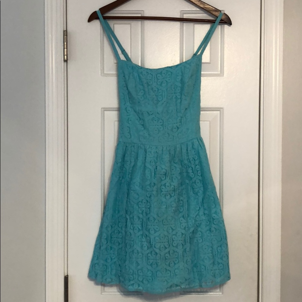 Lilly Pulitzer Lace Cross-Back Dress!